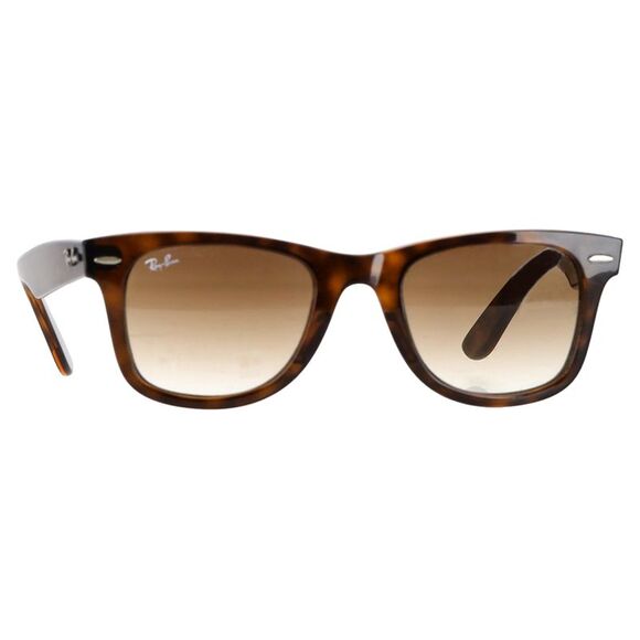 Ray Ban Original Wayfarer Sunglasses in Brown Acetate - Picture 1 of 4